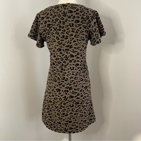 Z Supply Leopard Print Mini Dress Small - Picture 6 of 9